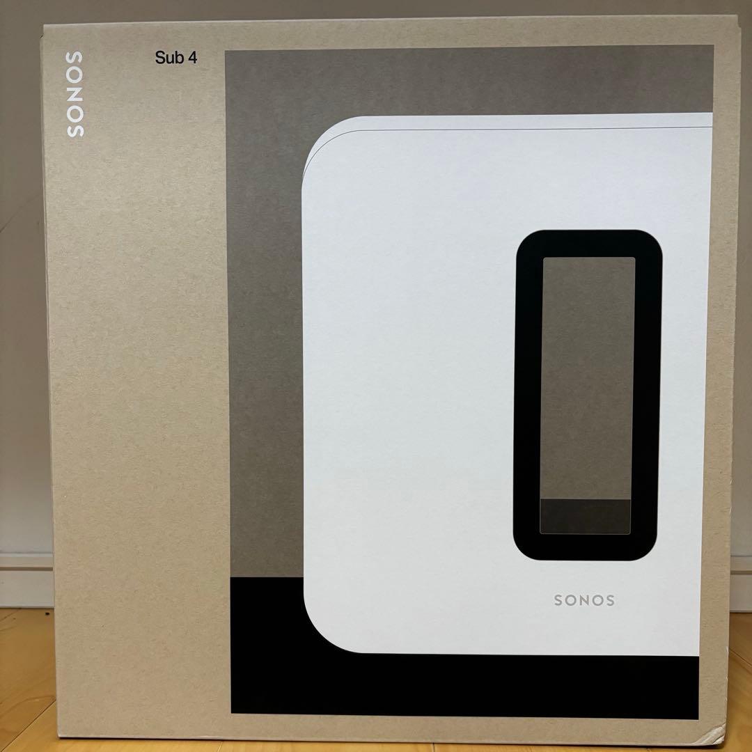 Sonos Sub 4 新品未開封 ホワイト 新品 未使用 未開封】SONOS Sub 4