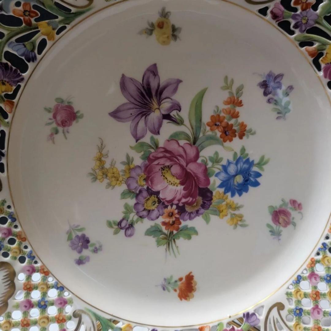 1級品 シューマン ババリア 26㎝ 金彩エッジ オープンワーク メッシュ