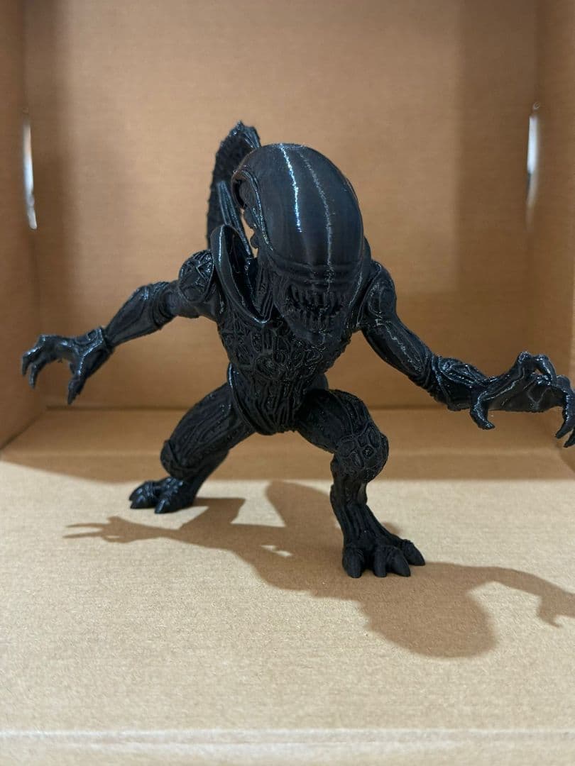 エイリアンフィギュア ブラック 約11.4cm