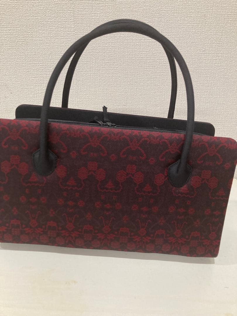 正絹経錦(たてにしき)利休和装バッグ(西陣織)