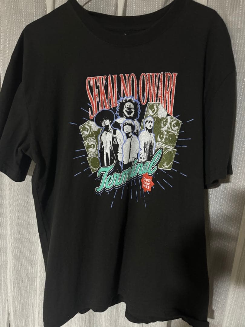 ターミナルセカオワTerminal Tシャツ黒L