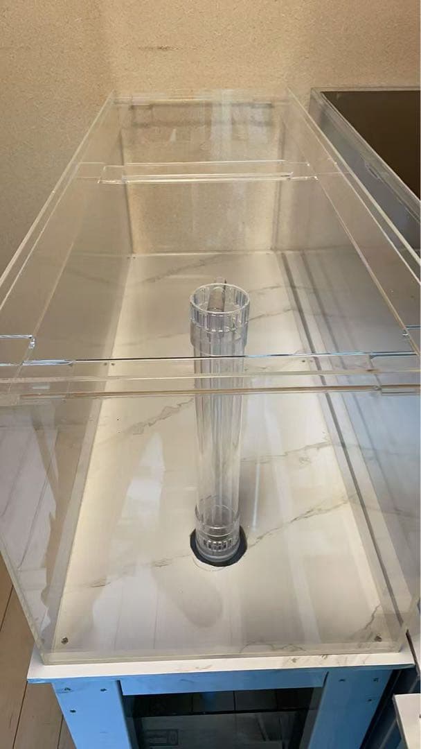 激安‼️引き取り限定⇒ 120-45-45オーバーフローアクリル水槽 と台のセット