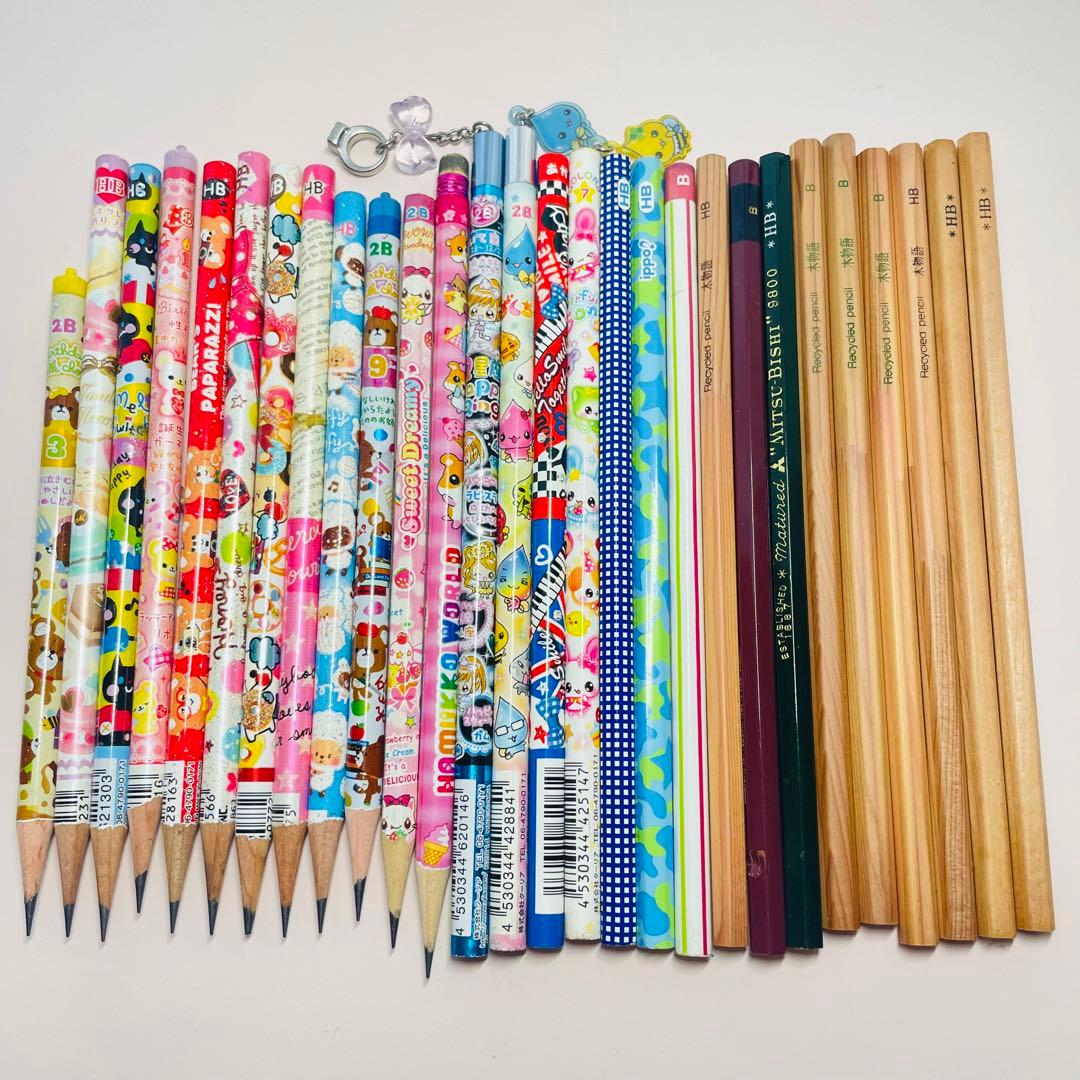 ☆平成レトロ☆鉛筆 まとめ売り25本 美品 セット売り - メルカリ