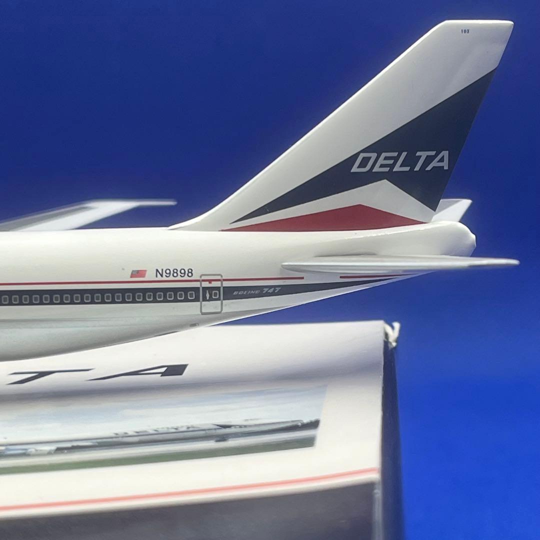 DELTA デルタ航空 747-100 N9898 1/400 モデル - メルカリ