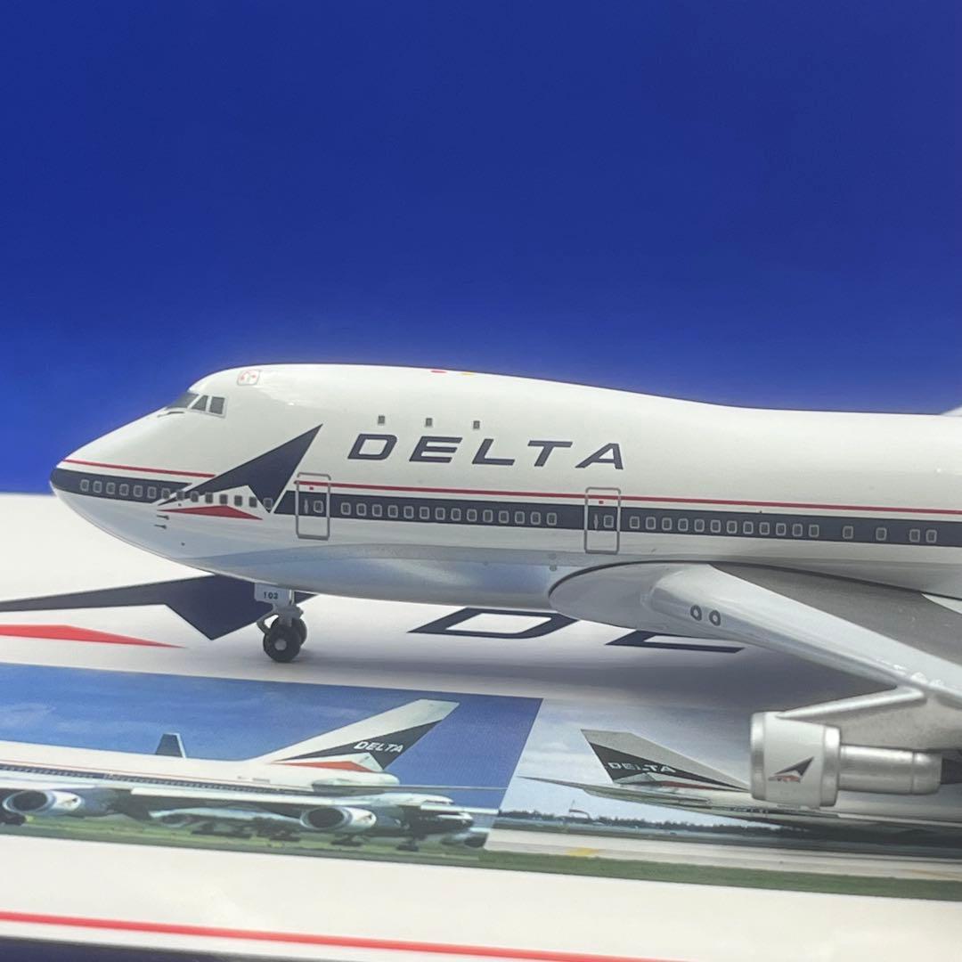 DELTA デルタ航空 747-100 N9898 1/400 モデル