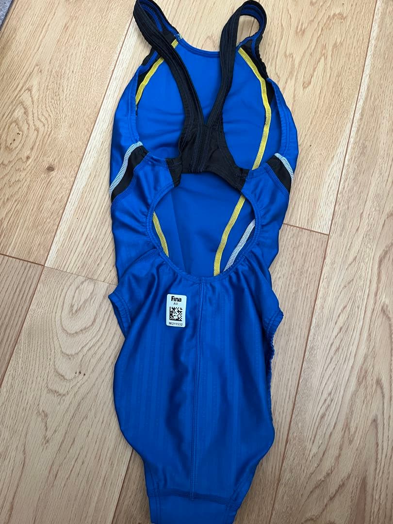 Mizuno 競泳水着 Mサイズ 黒/紫 FINA認証 Mizuno FINA認証 水着 M