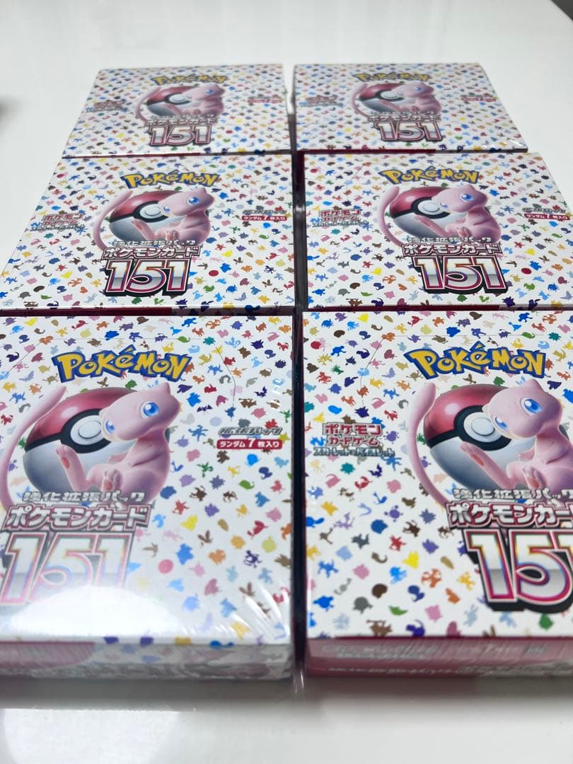 ポケモンカード151 新品未開封シュリンク付き6BOX まとめ売り