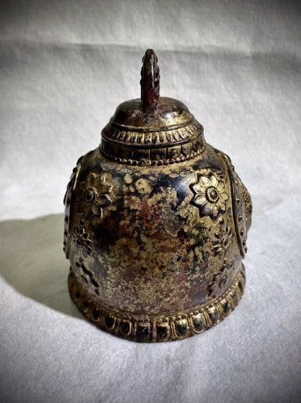 銅器 仏教 法器鈴 古美術 コレクション品 銅製 工芸品 彫刻装飾品置物