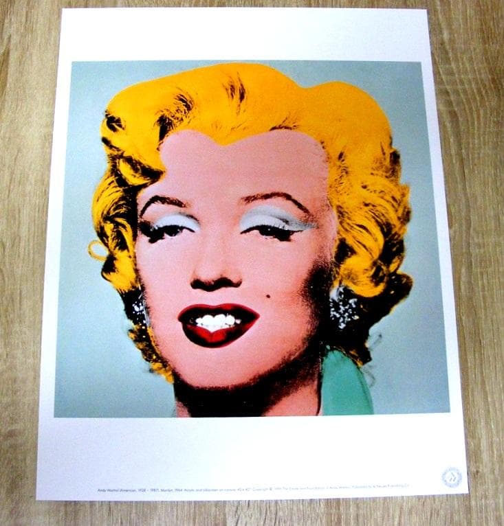 ウォーホル Marilyn(1964) ドイツ製ポスター Andy Warhol Marilyn Monroe Art Print: Limited Edition Silkscreen