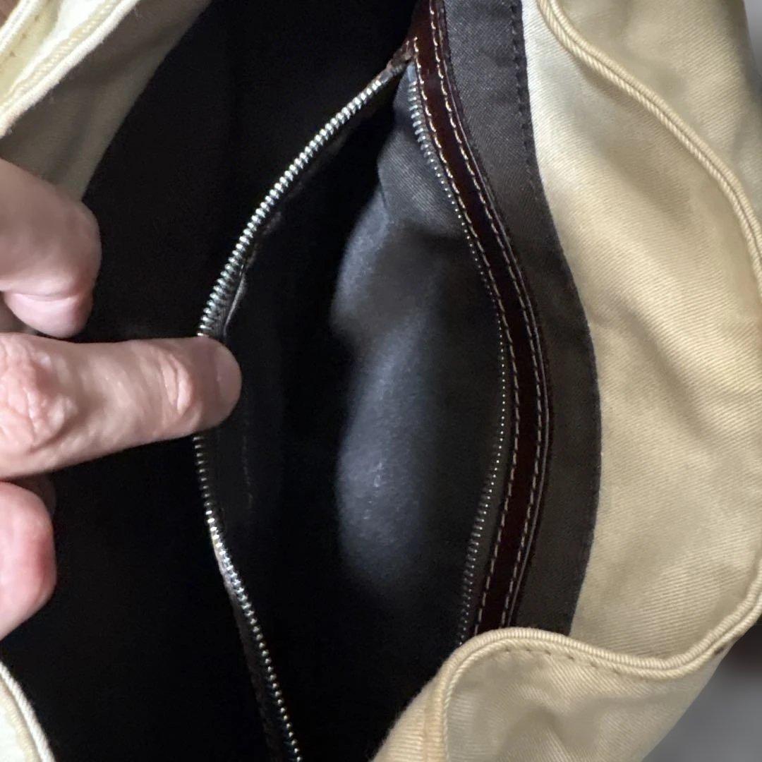 Fendi ショルダーバッグ ベージュ キャンバス