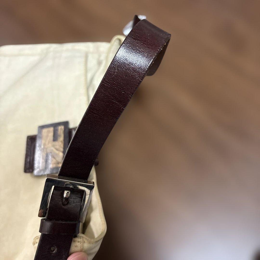 Fendi ショルダーバッグ ベージュ キャンバス