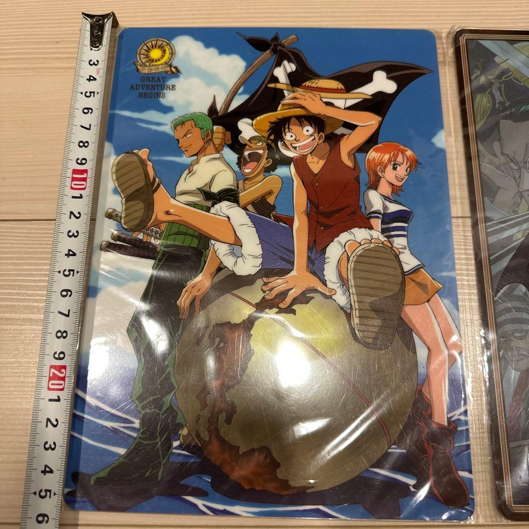 ワンピース 下敷き 2点 レトロ