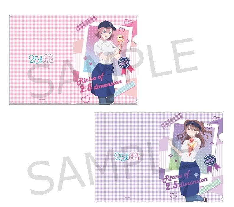 2.5次元の誘惑 × クレープ コラボ 描き下ろし クリアファイルセット 2.5次元の誘惑×マリオンクレープ」コラボ特設サイト