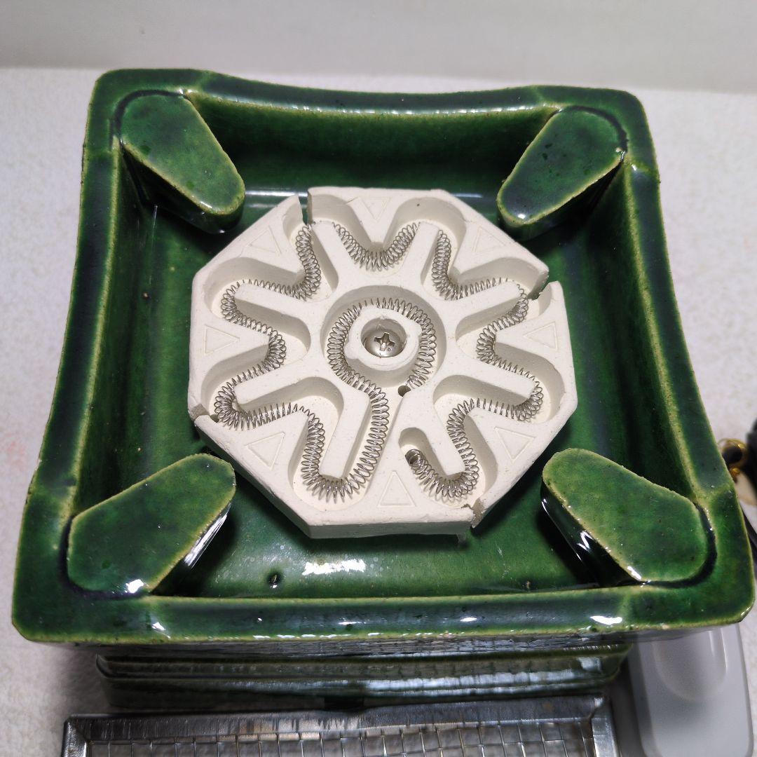 江戸火鉢 電気コンロ 野々田商店 電熱器 卓上コンロ 茶道具 昭和レトロ