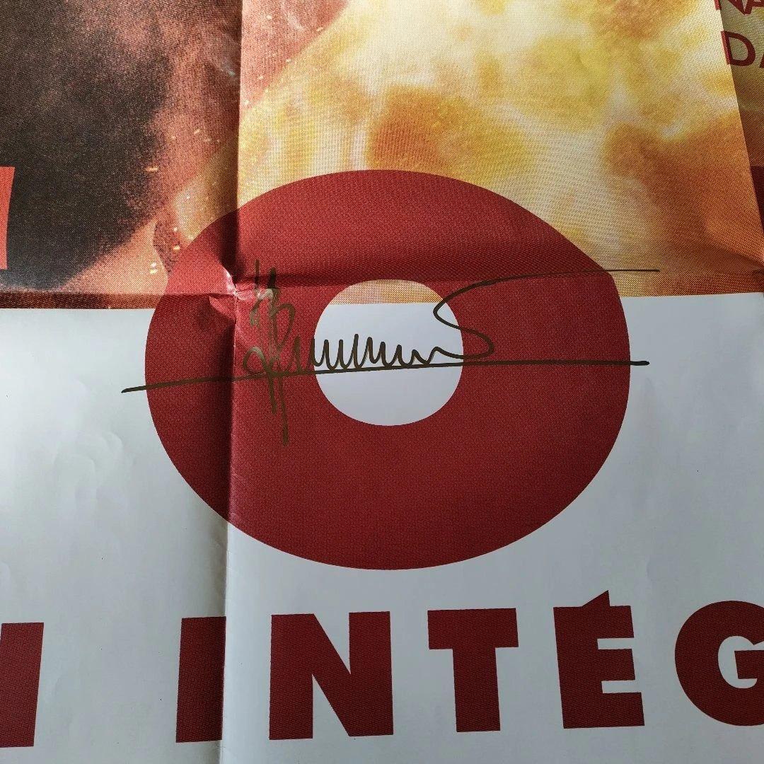 ベッソン監督直筆サイン入り「レオン完全版」本国フランス版メトロサイズポスター