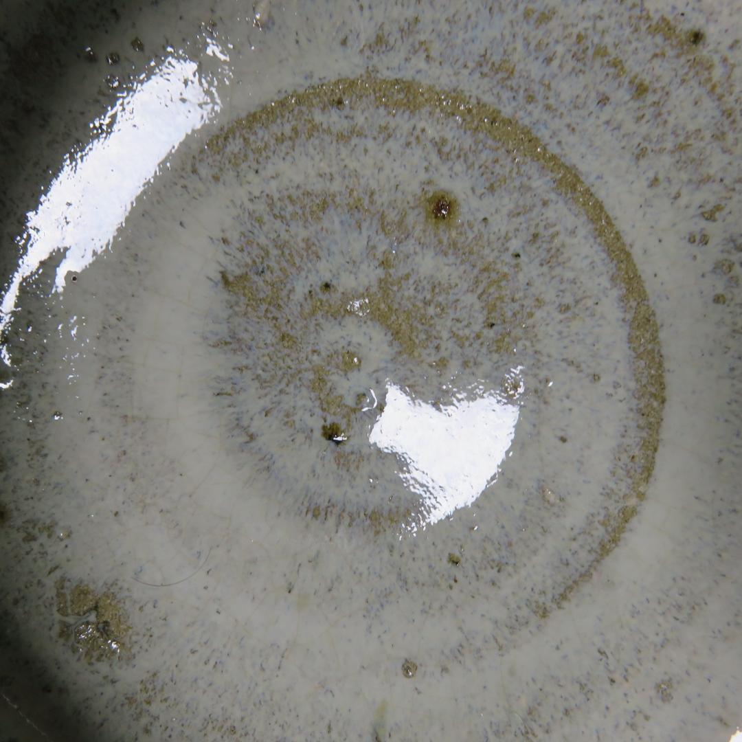 茶碗 斑唐津 七代 江口宗山 木箱 共箱 抹茶碗 茶器 茶道具