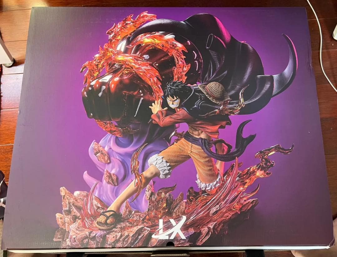 ワンピース レッドロック ルフィ 業火拳銃 ガレージキット フィギュア