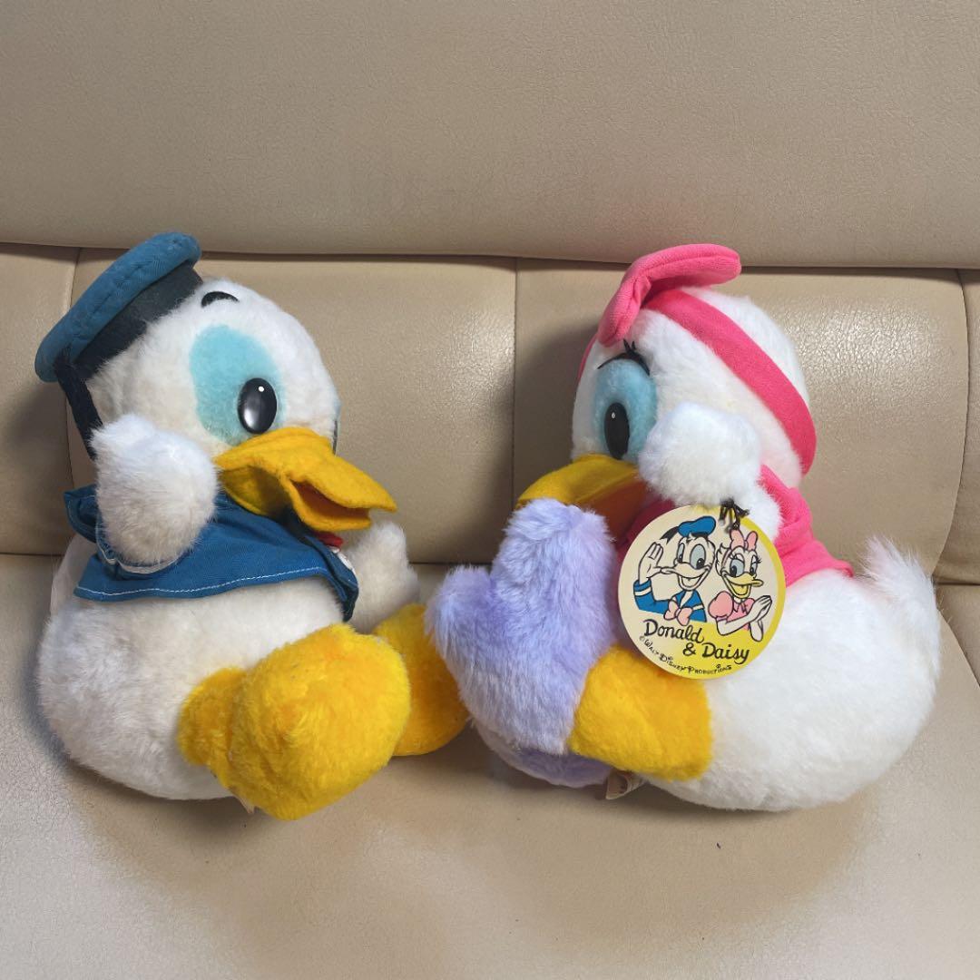 レトロ】ドナルド デイジー ぬいぐるみ - メルカリ