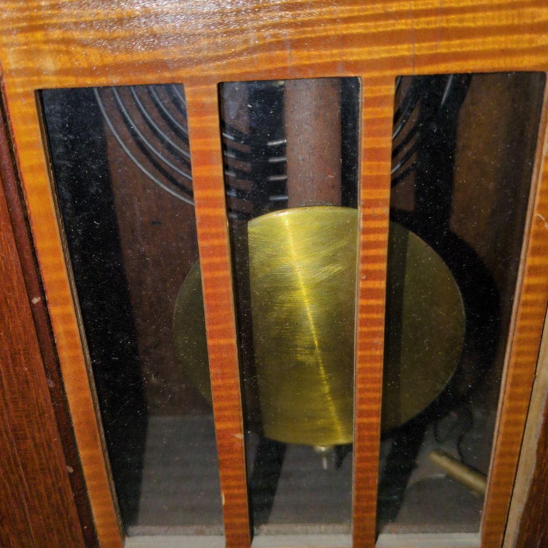 SEIKOSHA 柱時計　愛知時計セットレトロ　ボンボン時計　ゼンマイ式