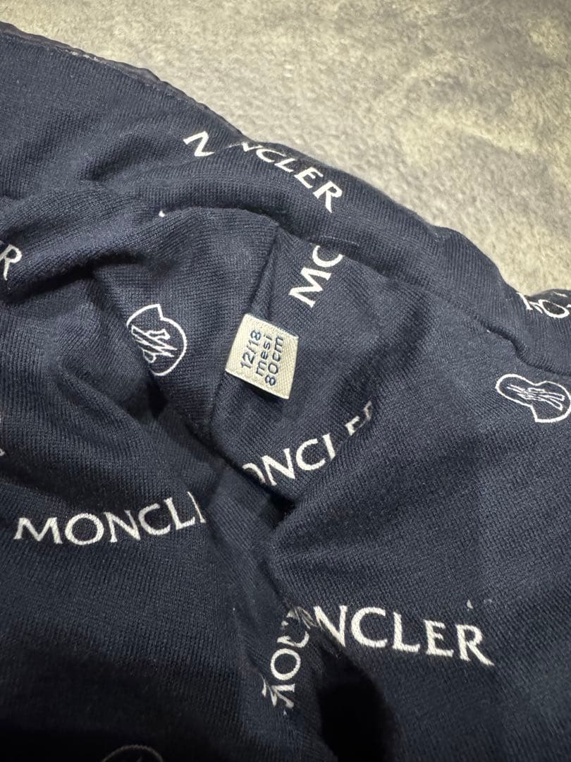 MONCLER ベビー ダウン ネイビー 80cm