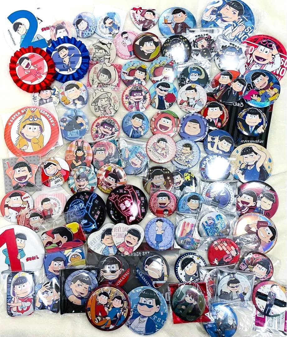 ☆おそ松さん☆缶バッジ セット☆ストラップ☆まとめ売り☆ 大量☆