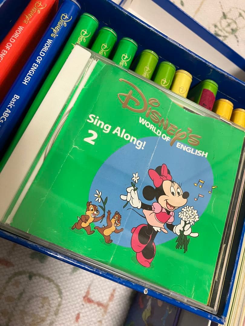 激安送込DWEディズニー英語システムBasic ABCsシングアロング教材セット
