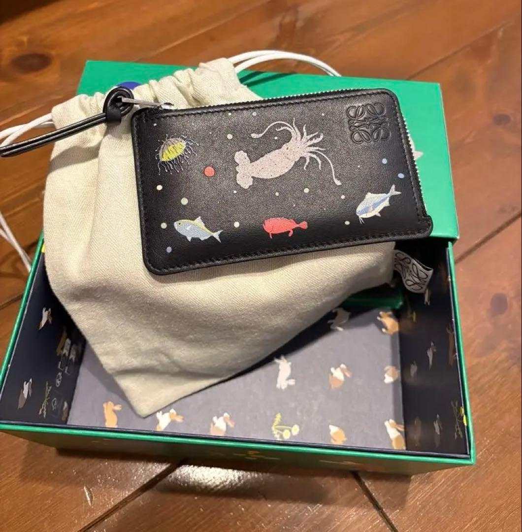 LOEWE 黒 レザー ケース