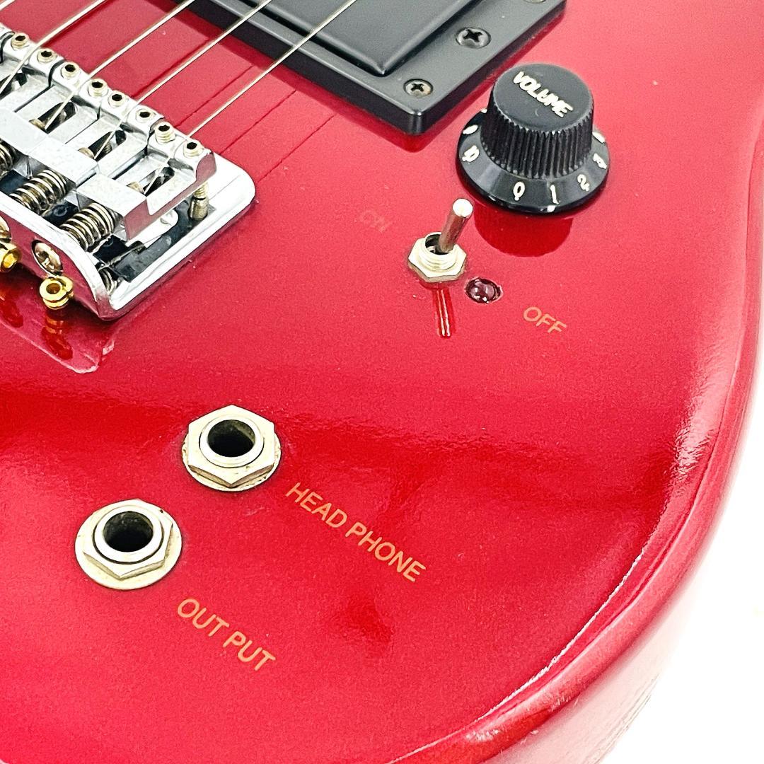 michael アンプ内蔵 ミニエレキギター スピーカー搭載【整備品】