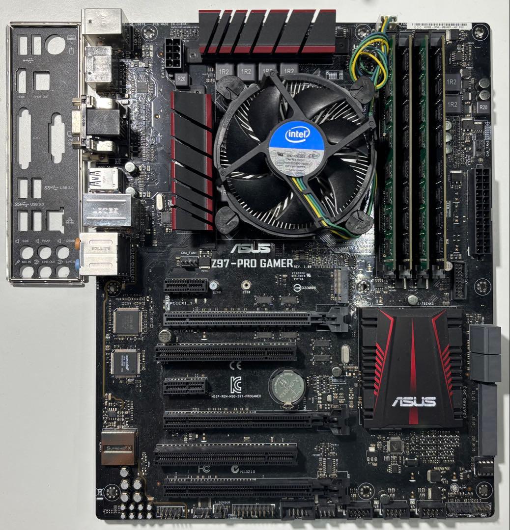 intel Core i7 4790K Z97 32GB クーラーセット ASUS H97-PLUS i7 4790K