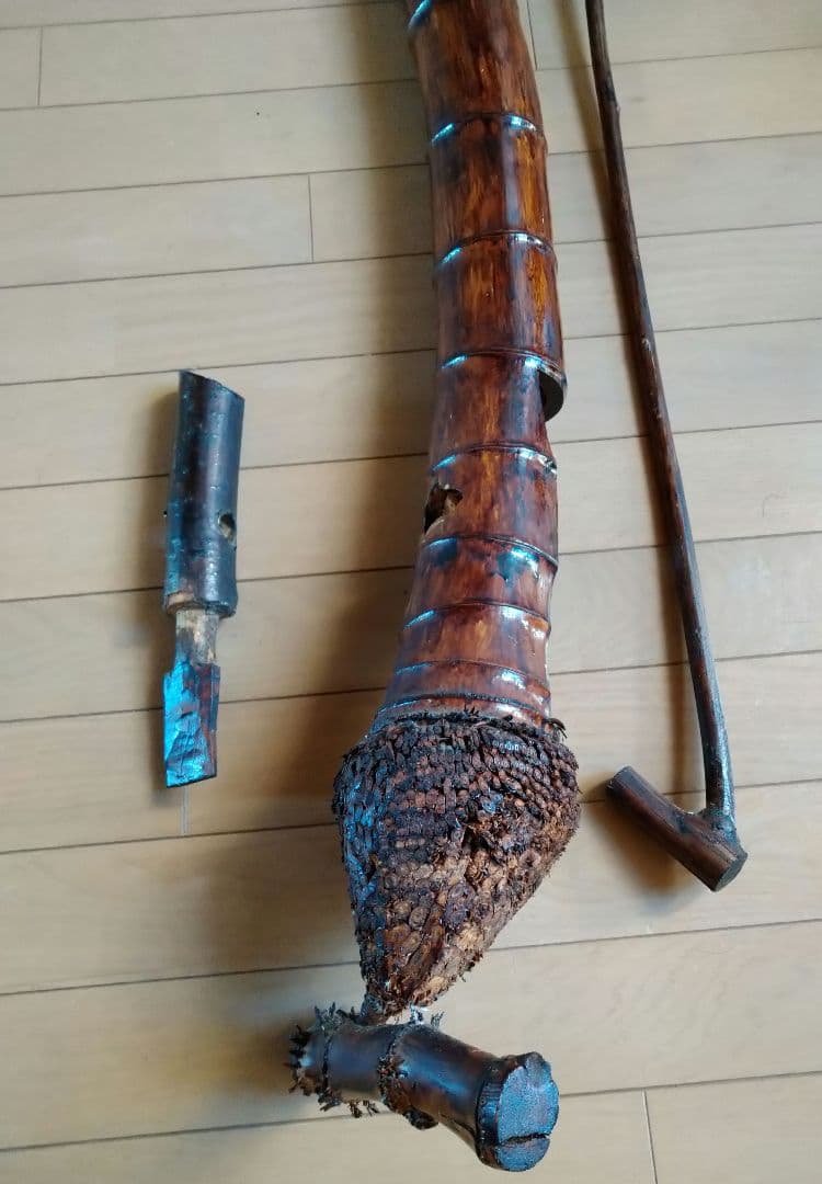 ♦【希少】超レアな【一点物】♦【高級】特大ロング【自在鉤】♦コレクション◆民芸品