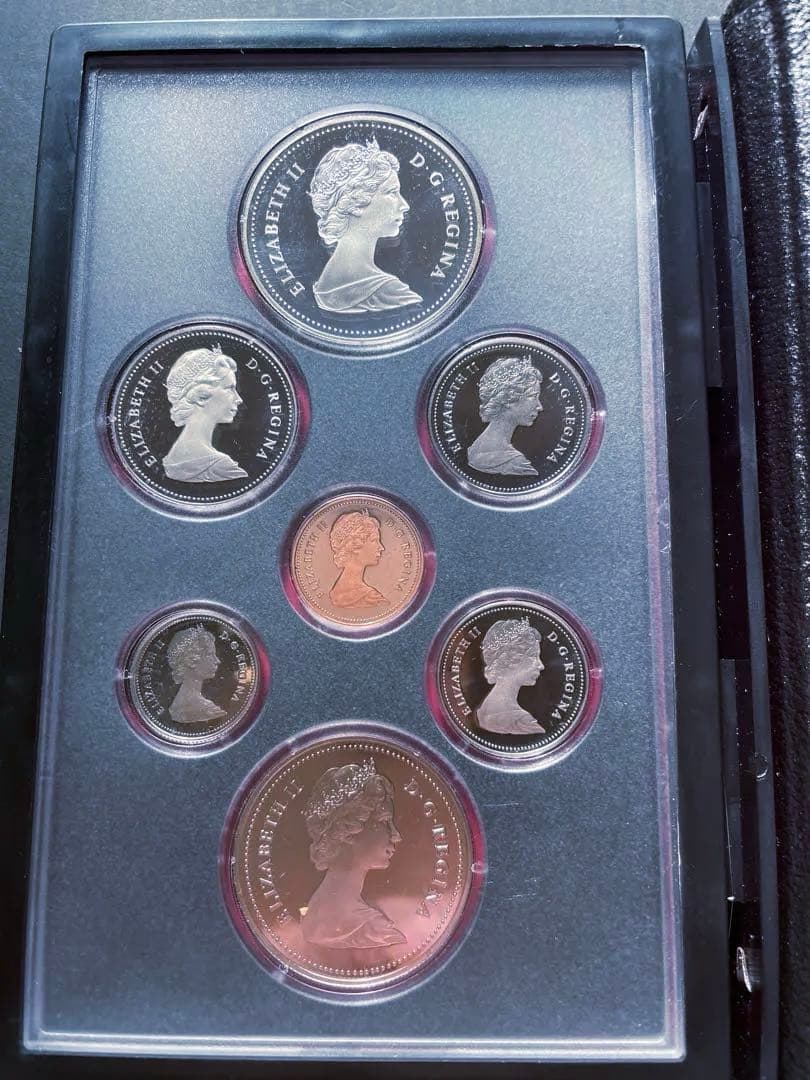 1981年  Canadianミント／プルーフセット・銀貨入り Yahoo!オークション -「ミントセット 貨幣セット」(北アメリカ) (世界