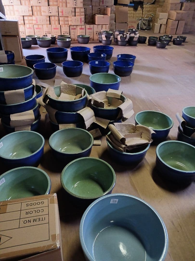 新品 ∅50 陶器 睡蓮鉢 特大 楕円 メダカ鉢 白 ホワイト ルーバー LWH