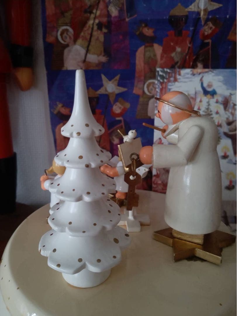 ドイツ　REUGE ザイフェン　オルゴール　天使　　クリスマス