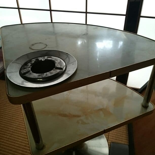 全自動雀卓機  ジャンク品     椅子4つ サイドテーブル4つセット