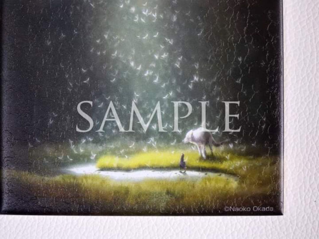 岡田尚子「とむらい日和」アートタイル陶板（非売品）