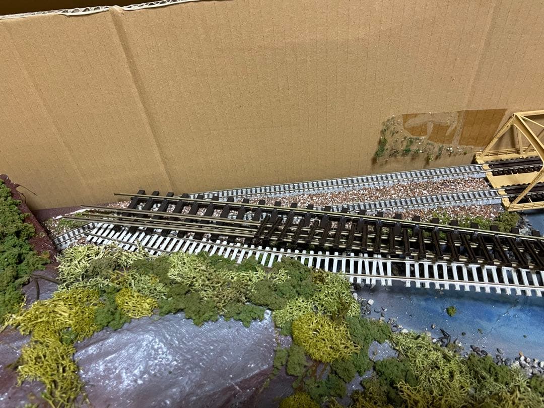 ジオラマ 線路 Nゲージ 120x60cm 現状品