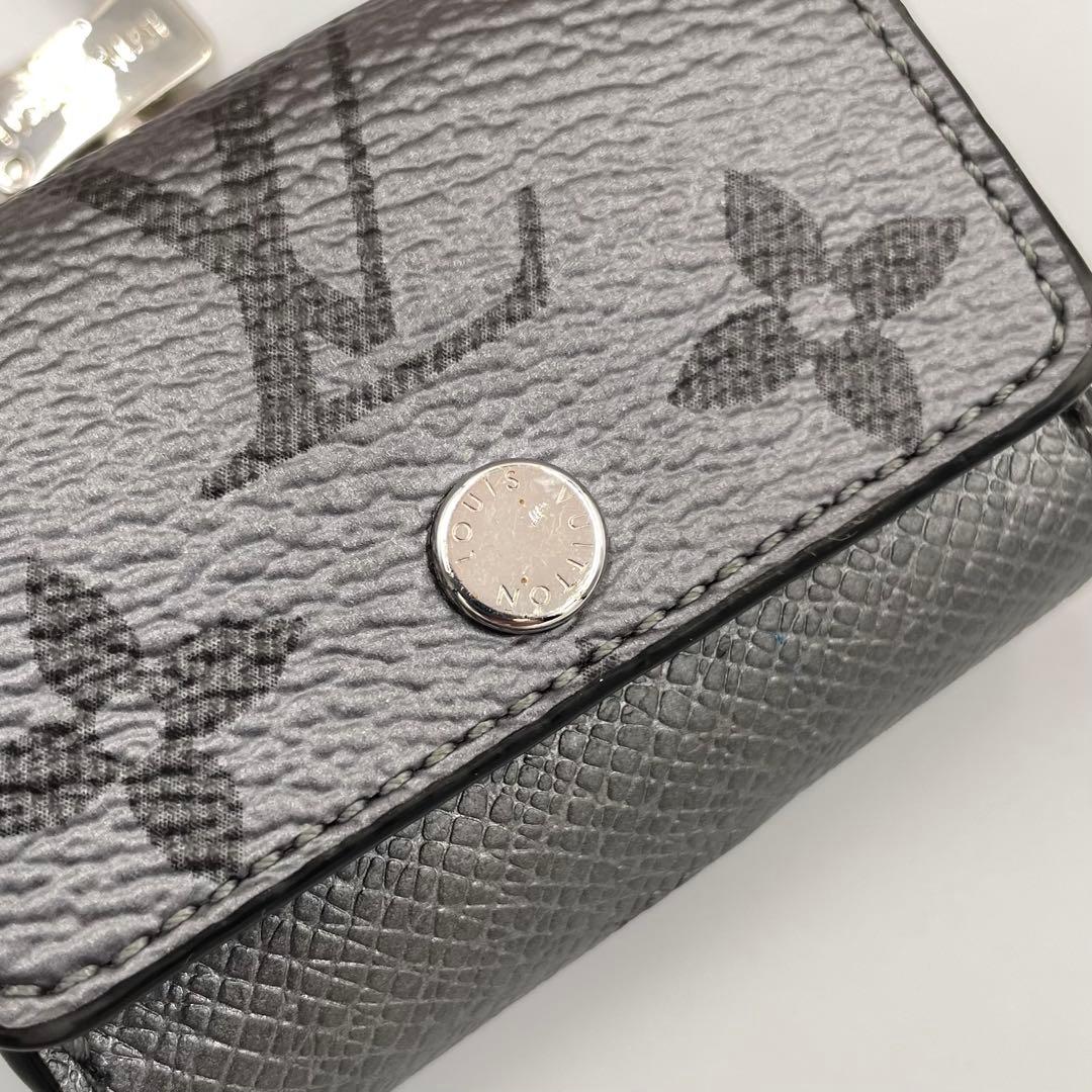 極美品/鑑定済★ルイヴィトン　タイガラマ LV イヤホンケース　M77285