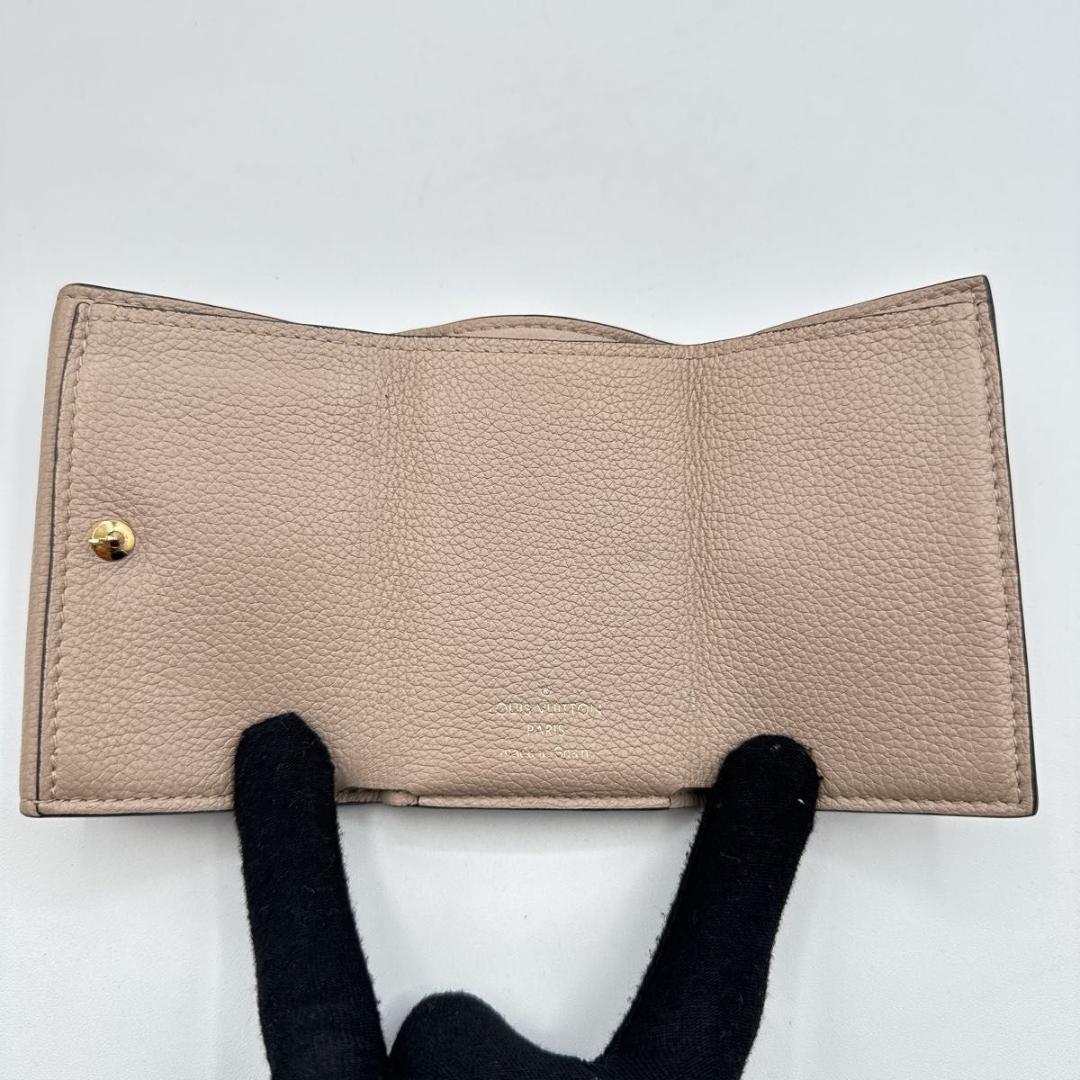 ルイヴィトン ポルトフォイユ・ロックミニ 三つ折り財布 ICチップ搭載 ベージュ