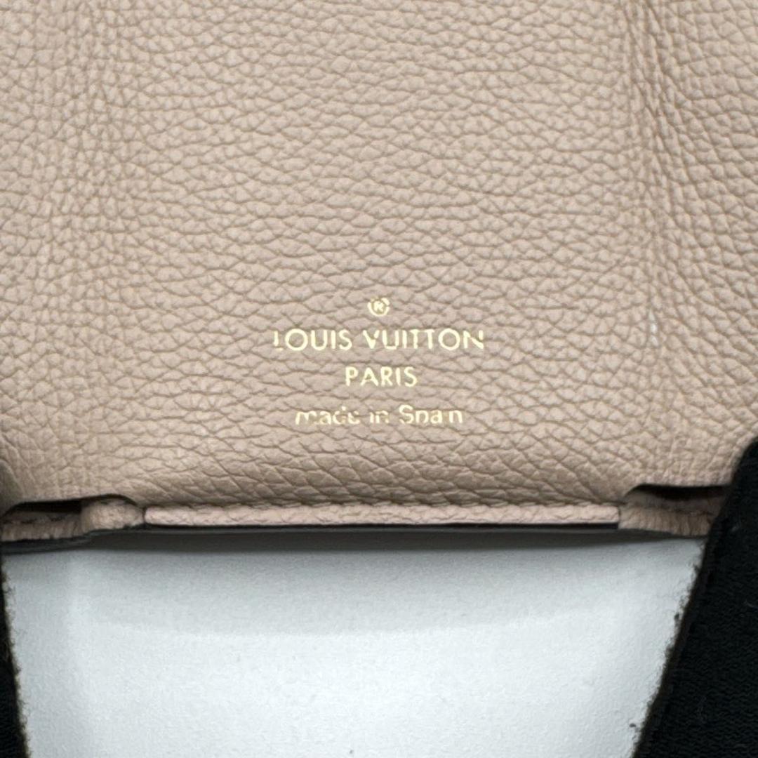 ルイヴィトン ポルトフォイユ・ロックミニ 三つ折り財布 ICチップ搭載 ベージュ