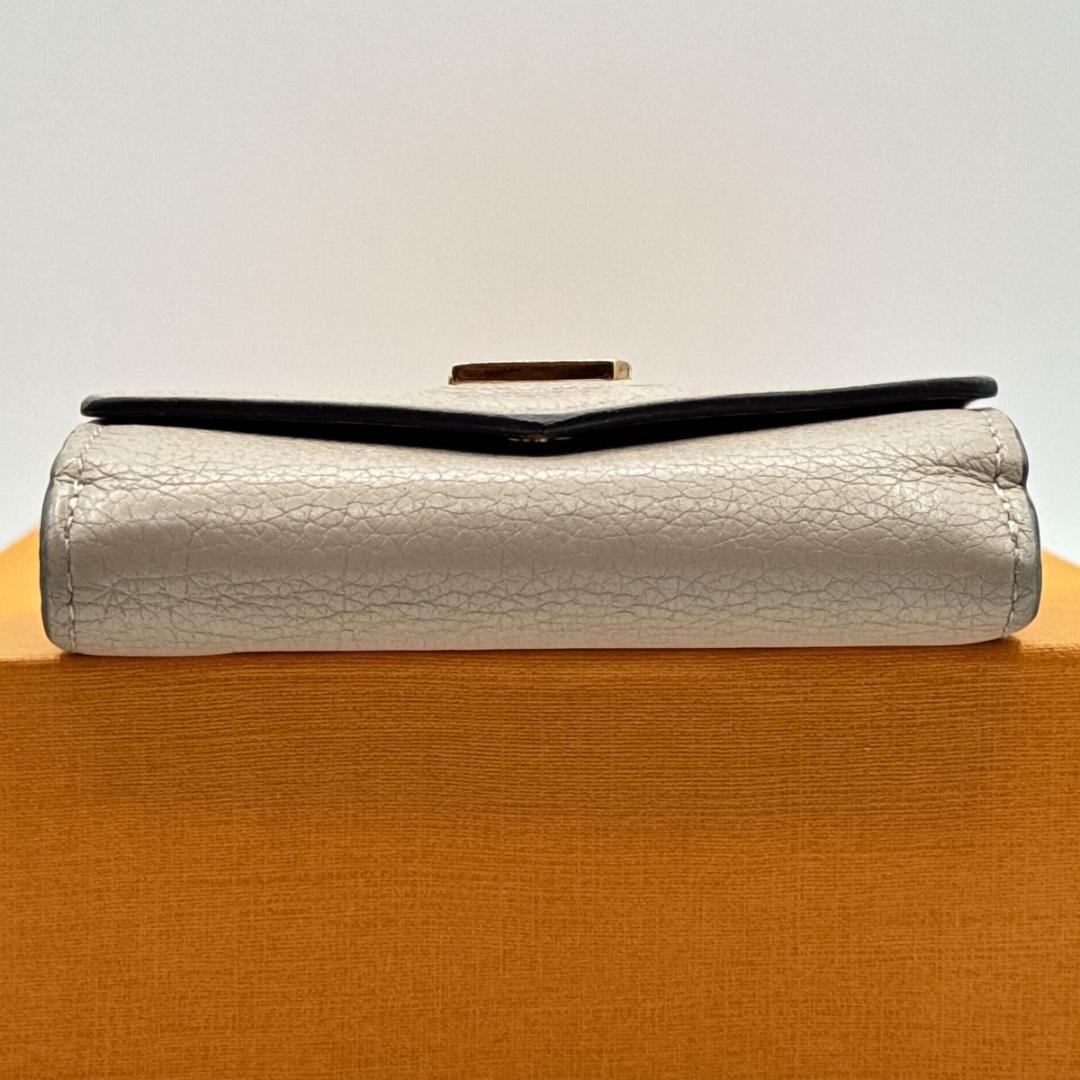 ルイヴィトン ポルトフォイユ・ロックミニ 三つ折り財布 ICチップ搭載 ベージュ