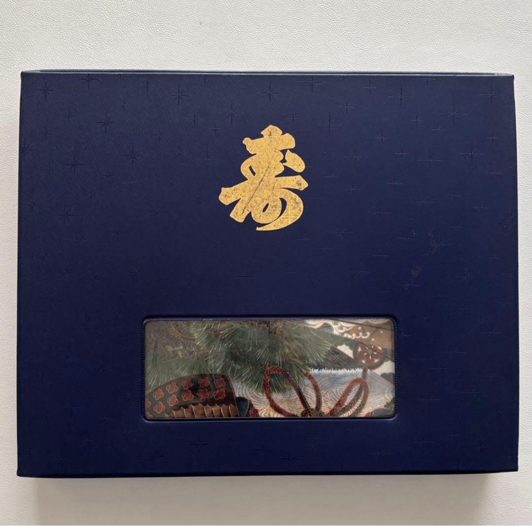 七五三　5歳　男の子　着物　羽織　袴　フルセット　兜　紺色　百日祝い