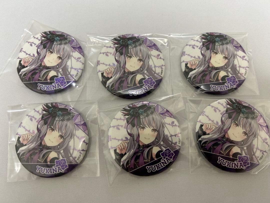 バンドリ Roselia 10th 湊友希那 缶バッジ 6個セット