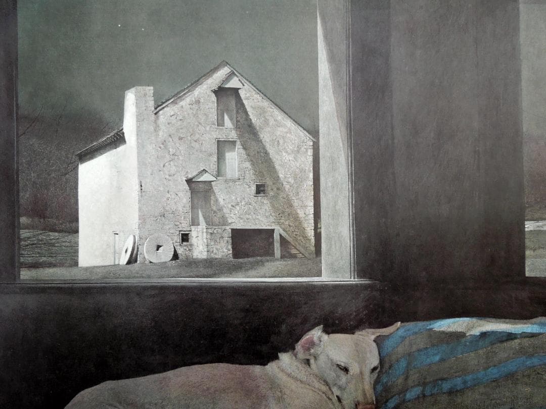 レア 210万円 真作 アンドリュー・ワイエス 直筆サイン アメリカ 写実