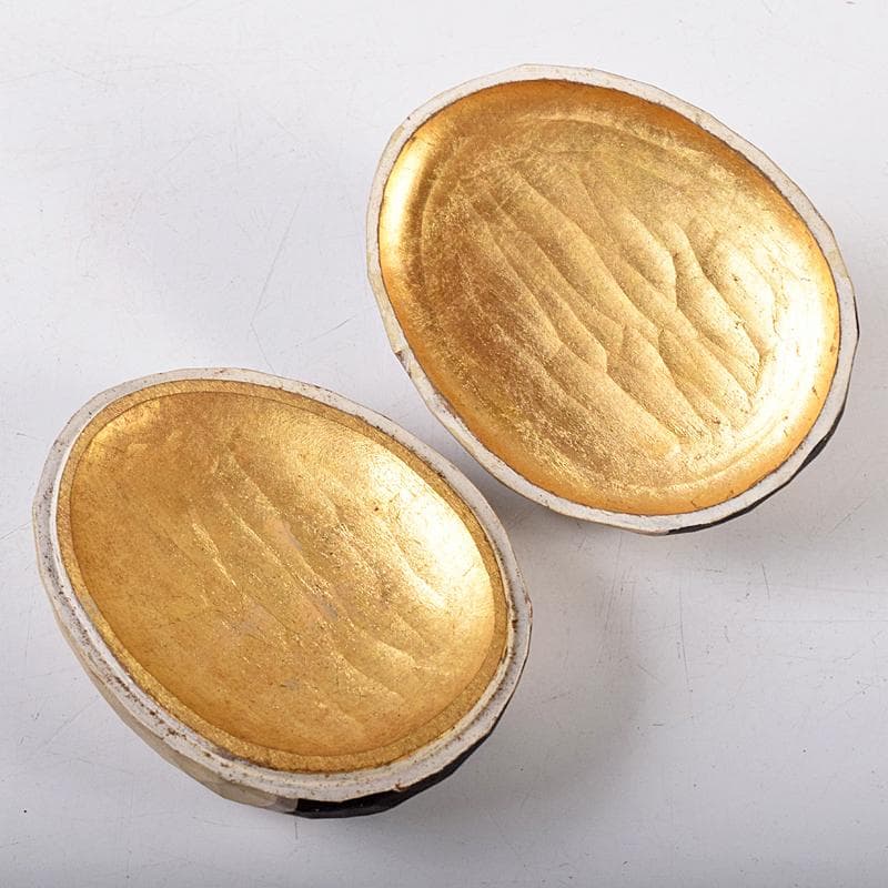 茶道具　西村雅之作　木彫　鶴香合　共箱　V　R8574