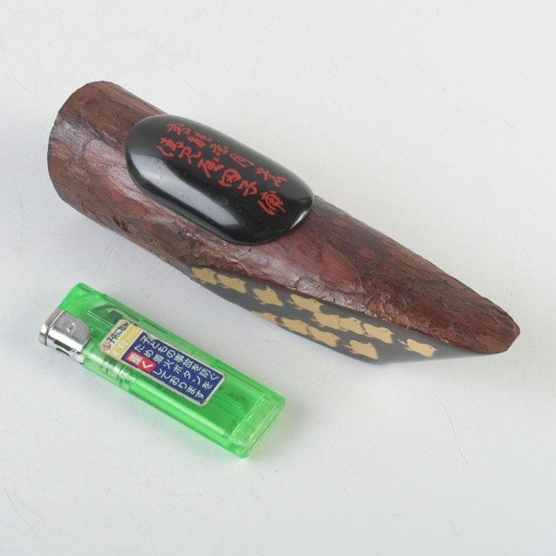 茶道具　小松幸清作　玄々斎好写　蜑小舟香合　共箱　V　9531