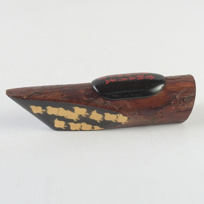 茶道具　小松幸清作　玄々斎好写　蜑小舟香合　共箱　V　9531