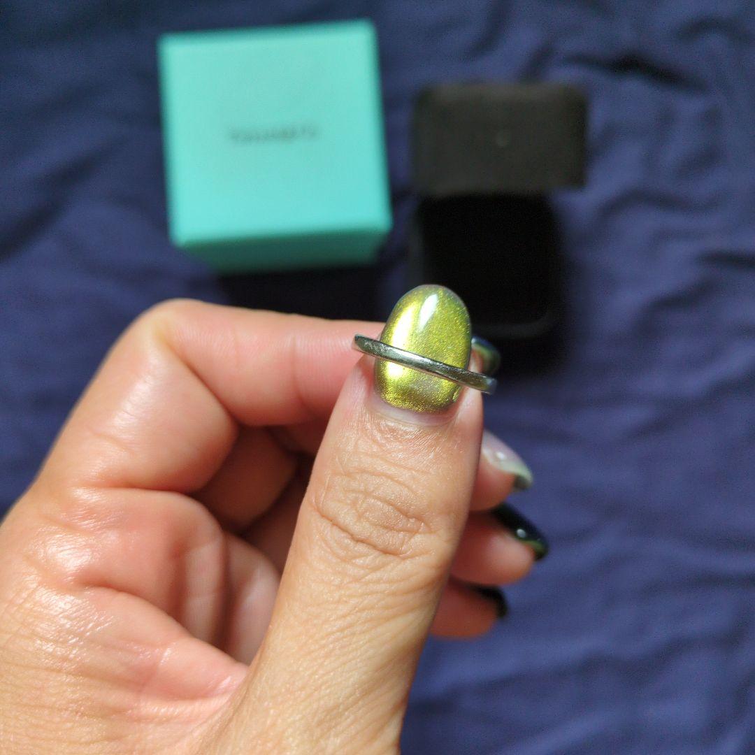 ティファニー　ハーフエタニティリング　pt950 8号