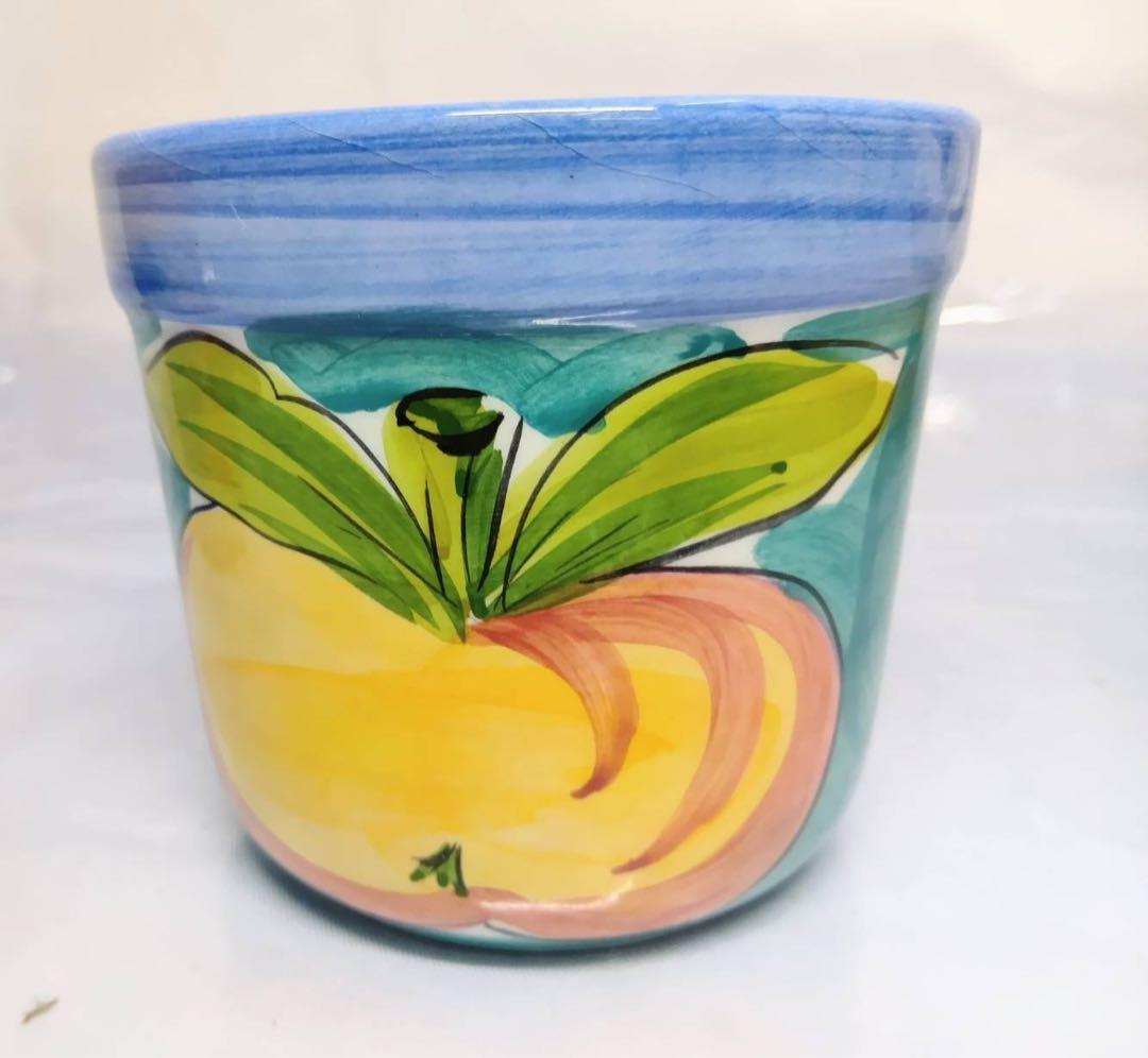 植木鉢 セット ポルトガル製 3鉢 陶器製 ジョウロ スコップ付き