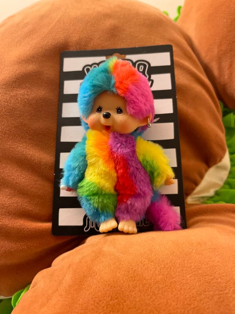 モンチッチ×木村カエラ カエチッチ カラフルレインボー キーチェーン