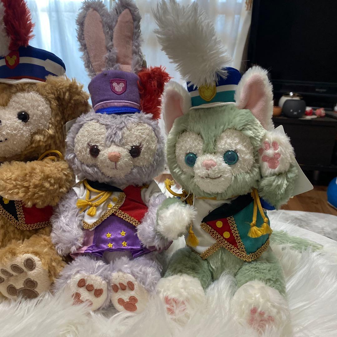 限定値下　ダッフィーフレンズぬいぐるみSS ハッピーマーチングファン 35周年